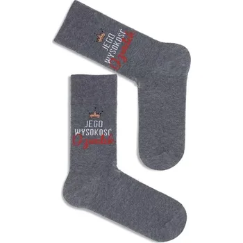 Pánské ponožky PÁNSKÉ PONOŽKY HIS HIGHNESS GRANDPA 0125.103 mélange 39-42