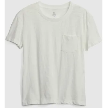 GAP Dívčí Dětské tričko s kapsičkou GAP Bílá 104/110 (2893608)