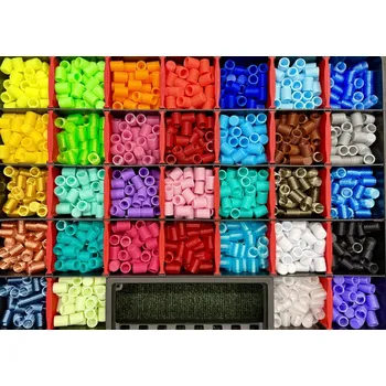 pumpička Bike tuning centrum Čepičky na ventilek šroub AV plastová PLA set 2ks fluo zelená 2