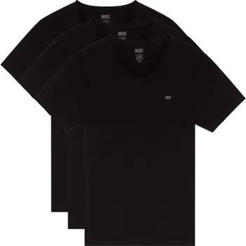 TRIČKO DIESEL UMTEE-MICHAEL3PACK T-SHIRT BLACK
