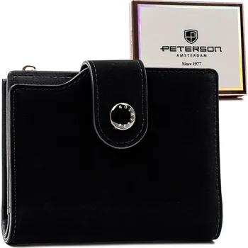 Peněženka Středně velká dámská peněženka z ekologické kůže Barva: Černá