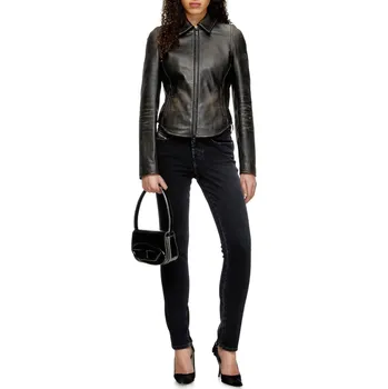 Dámské džíny DŽÍNY DIESEL 1992 D-JIANN TROUSERS BLACK