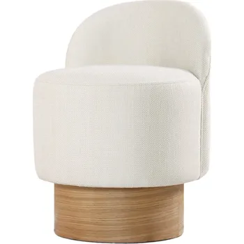 Taburet Taburet Barren Puf Cream, krémová