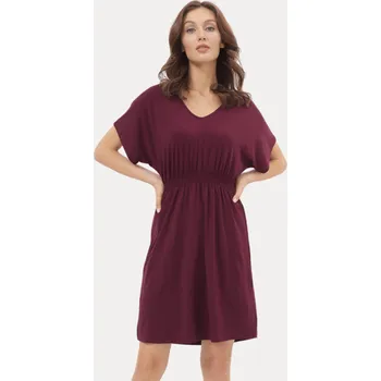 Dámské noční prádlo Dámská noční bambusová košilka GINEVRA - Bordó, S, Luisa Moretti