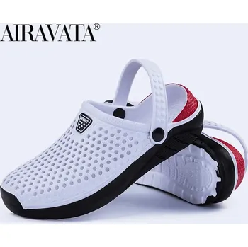 Dámské sandále Unisex plážové sandály s uzavřenou špičkou Barva: Bílá, Velikost: 44