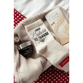 Pánské ponožky DÁMSKÉ PONOŽKY TAKOVÁ BABIČKA JE POKLAD 0200.138 kaštanové 37-41