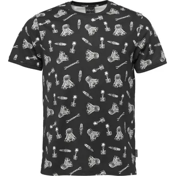 Pánské tričko Pánské triko Willard RALFINO XL Černá, Bílá