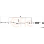 Tažné lanko, ruční převodovka COFLE 11.3351