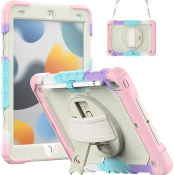 Pouzdro na tablet JP Solid360 Rainbow obal na tablet, iPad 10.2 2019 / 2020 / 2021 (iPad 7 / 8 / 9), iPad 10.5 (2018), iPad Air 3 10.5 (2019)