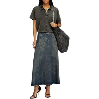Dámská sukně SUKNĚ DIESEL DE-ANNIE-S SKIRT BLUE