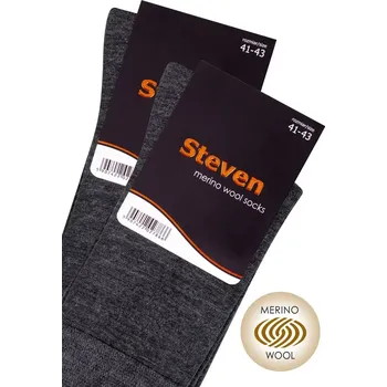 Pánské ponožky Pánské ponožky MERINO 130 BRONZOVÁ MELANŽE 44-46