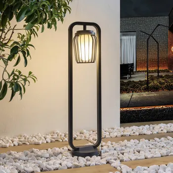 Venkovní osvětlení Světlo na cestu Lucande Chandan, 90 cm, antracit, hliník tmavě šedá 1 x 15 W LED - Doprava zdarma
