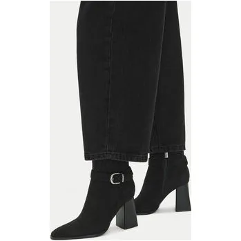 Dámské kozačky Polokozačky JENNY CEO-LS6128-02 Černá 37