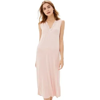 Dámská noční košile Dámská noční bambusová košilka BIANCA - Růžová, S, Luisa Moretti