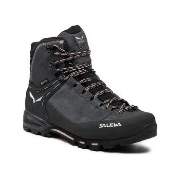Pánská treková obuv Trekingová obuv Salewa Mtn Trainer Classic Mid Gtx GORE-TEX 61427 0873 Šedá 39