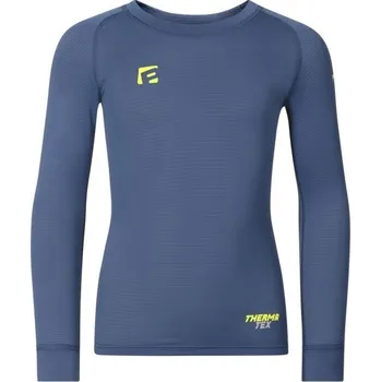 Chlapecké tričko Chlapecké funkční triko s dlouhým rukávem PROGRESS THERMATEX LS 128/134 Tmavě modrá, Žlutá