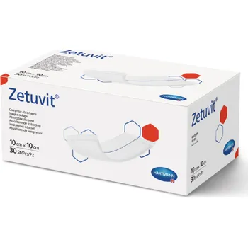 Krytí na ránu Nesterilní kompres Zetuvit, 30 ks 10 x 10 cm