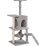 Aga Škrabadlo pro kočky 136 cm šedé