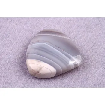 Přírodní kámen Kabošon Achát Botswana č.1525 (28x27x8mm)