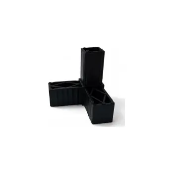 Stavební profil Plast. spojka pro J30x30x2 3D černá