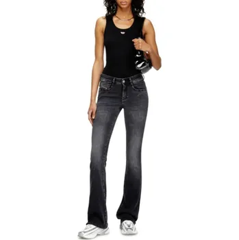 Dámské džíny DŽÍNY DIESEL 1969 D-EBBEY TROUSERS BLACK