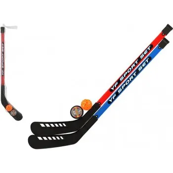 Hokejka Hokejka pozemní 2ks plast, 92cm, Florbalový míček, Puk v síťce