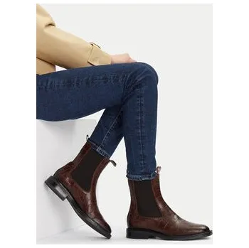 Pracovní obuv Kotníková obuv s elastickým prvkem Gino Rossi C-PETRA-25478PE-C Hnědá 41