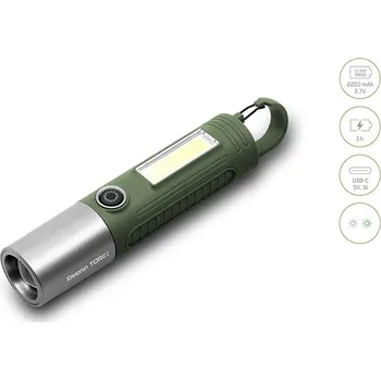 kempingová lampa Delphin Kempingové svítidlo Torix - 2200 mAh