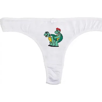 Kalhotky Želvy - Vtipné kalhotky - M klas_bílá