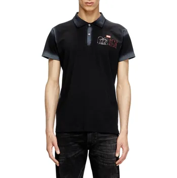 Pánská košile POLOKOŠILE DIESEL T-NOAH-NC POLO SHIRT BLACK