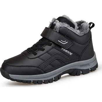 Pánská zimní obuv Pánské zimní kotníkové boty s nepromokavou úpravou Velikost: 44, Barva (Varianta): Černá