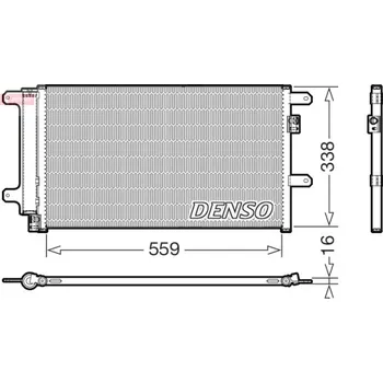 Výparník klimatizace Kondenzátor, klimatizace iveco daily 06> dcn12007