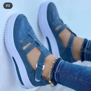 Dámská obuv Dámské vulkanizované tenisky s lehkou podrážkou Barva: Modrá, Velikost: 36