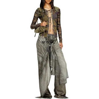 KALHOTY DIESEL P-ALOMA TROUSERS BLACK