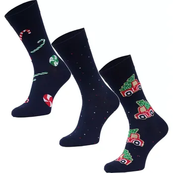 Pánské ponožky Pánské ponožky A63 Premium - CORNETTE tmavě modrá 39/41