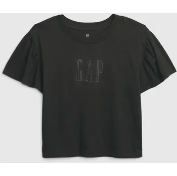 Dívčí oblečení GAP Dívčí Dětské tričko s logem Gap Šedá 152/158 (2895474)