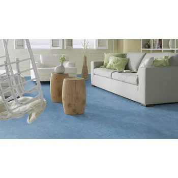 vinylová podlaha Marmoleum FORBO Marmoleum marbled real Fresco blue 3055 Tl. 2,5 mm