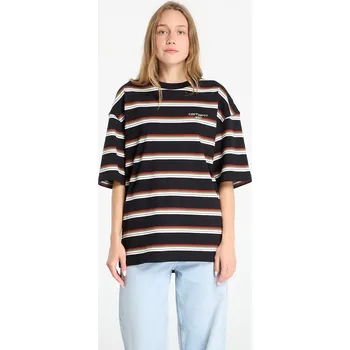 Pánské tričko Tričko Carhartt WIP S/S Holm T-Shirt UNISEX Holm Stripe/ Black L