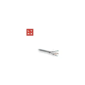 Kabel LYNX SFTP kabel, Cat6a, LSZH, celoměděný, vnitřní, šedý, cívka 500m