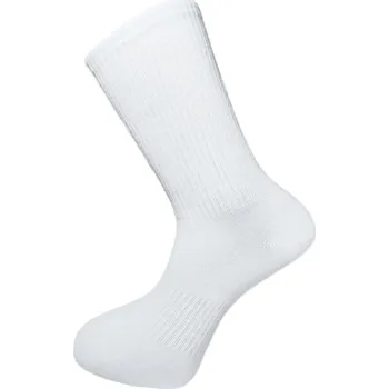 Pánské ponožky FX-FARBES jednobarevné antibakteriální ponožky s ionty stříbra FUXY 36-40 bílá