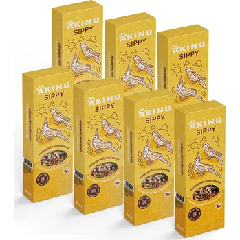 Krmivo pro ptáka Akinu SIPPY Vitamínovo - medová tyč doplňkové krmivo pro malé papoušky 7 x 2 ks