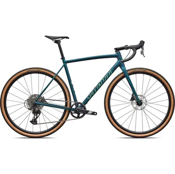 Silniční kolo Specialized Crux DSW Comp - emerald metallic/fjord metallic 56 2026, 28" 2026, 28"