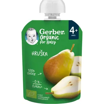 Gerber Ovocná kapsička Organic hruška 90 g