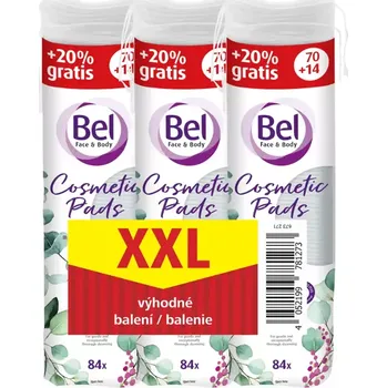 Kosmetický tampón Bel Kosmetické tampónky s mikrovláknem 3x 84 ks 252 ks