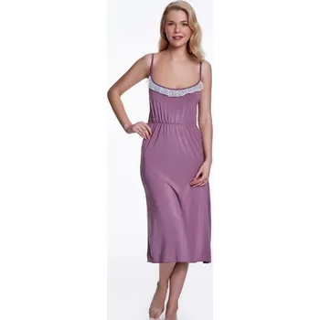 Dámské noční prádlo Dámská noční bambusová košilka ANGELICA - Borůvková, S, Luisa Moretti