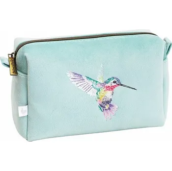 Kosmetická taška Vyšívaná kosmetická taštička "Wisteria Wishes" - Kolibřík