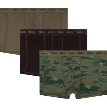 Pánské spodní prádlo SPODNÍ PRÁDLO DIESEL DAMIEN-UTLT-3PACK BOXER-SHORTS BLACK