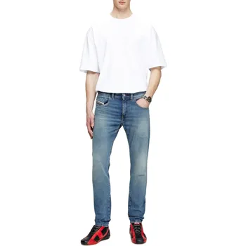 Pánské džíny DŽÍNY DIESEL 2019 D-STRUKT TROUSERS BLUE