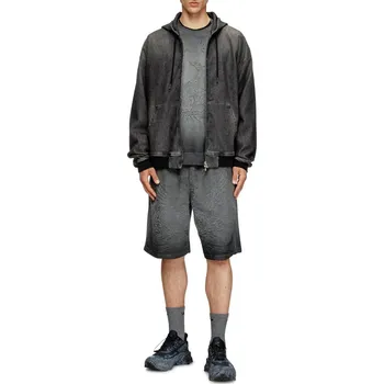 Pánské kraťasy TEPLÁKOVÉ ŠORTKY DIESEL P-CROWDE SHORTS GREY