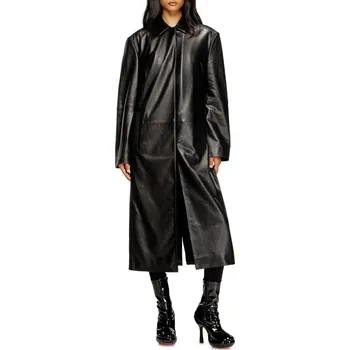 Dámský kabát KABÁT DIESEL L-ANCELOT JACKET BLACK